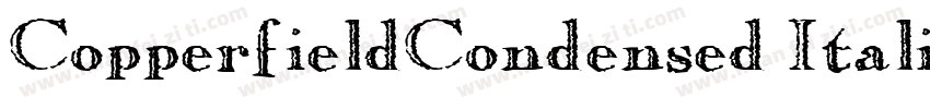 CopperfieldCondensed Italic字体转换